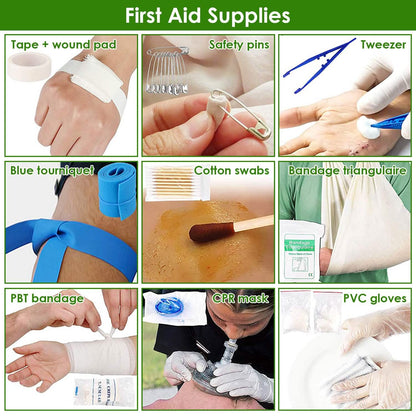 47-Pieces: Emergency Survival Kit EDC Gear Equipment Tool with Pouch DailySale