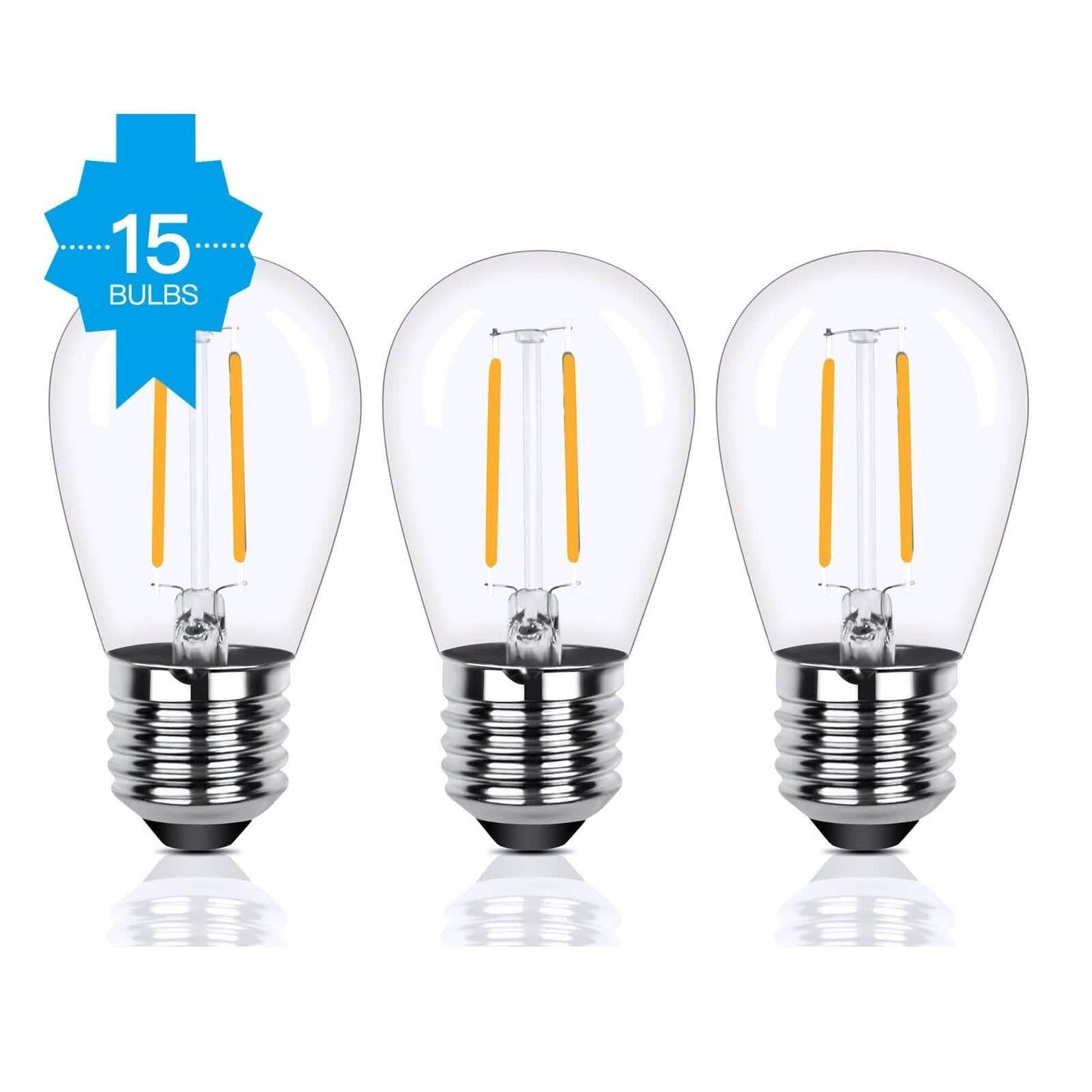 48 Ft. LED String Lights Outdoor Commercial Grade Waterproof Bulbs DailySale