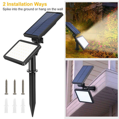 48 LED Solar Spotlight Outdoor DailySale