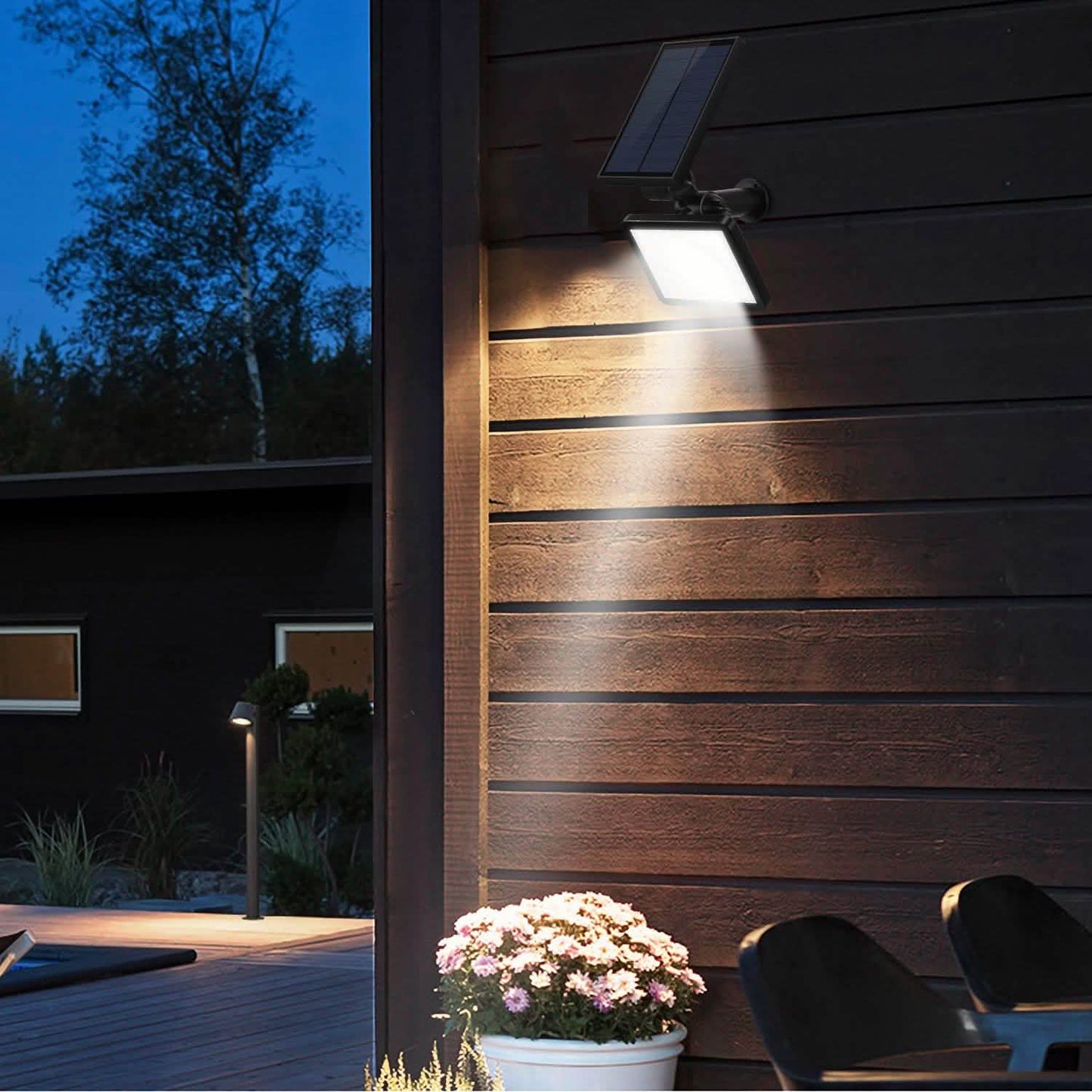 48 LED Solar Spotlight Outdoor DailySale
