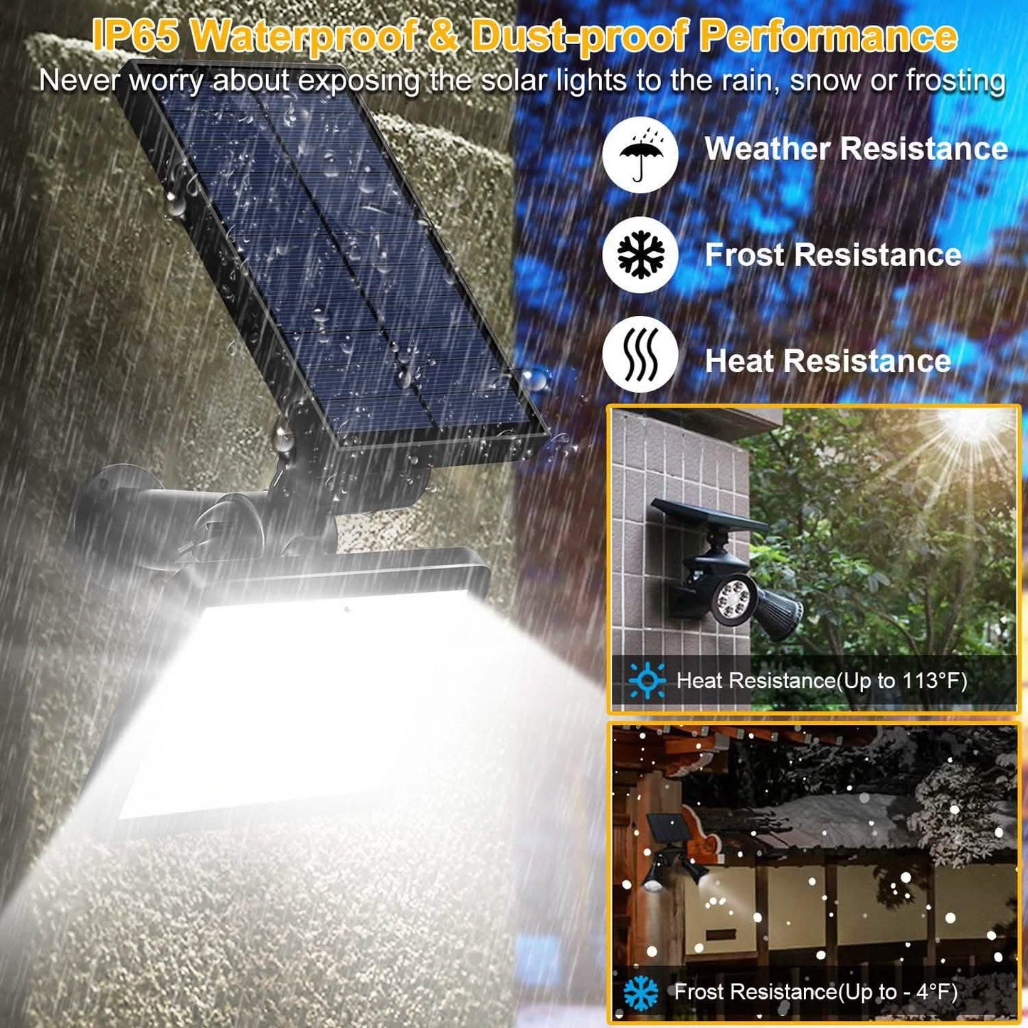 48 LED Solar Spotlight Outdoor DailySale