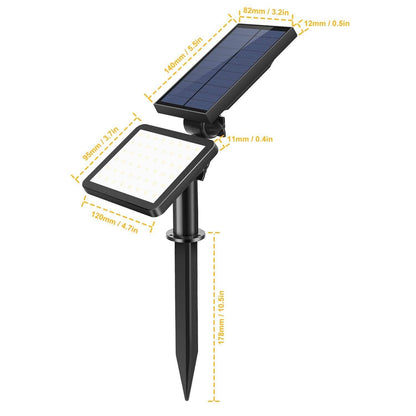 48 LED Solar Spotlight Outdoor DailySale