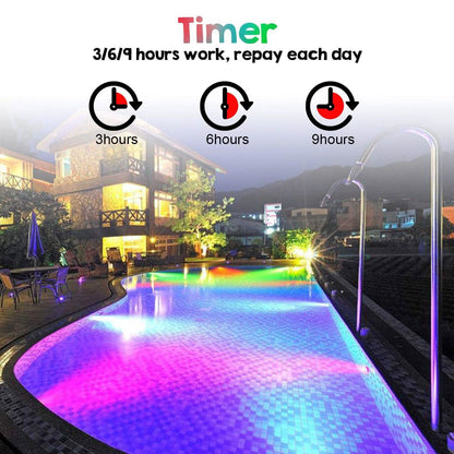 48 LED Waterproof Underwater Spotlight Lights Submersible Lamp DailySale