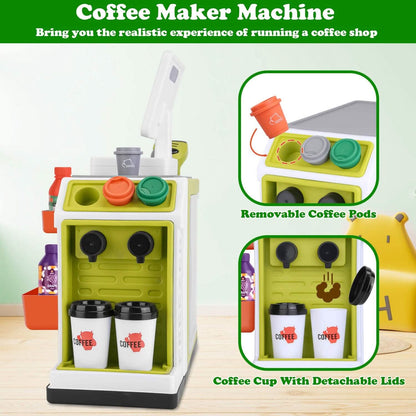 48-Piece: Pretend Cash Register Play Toy Set DailySale