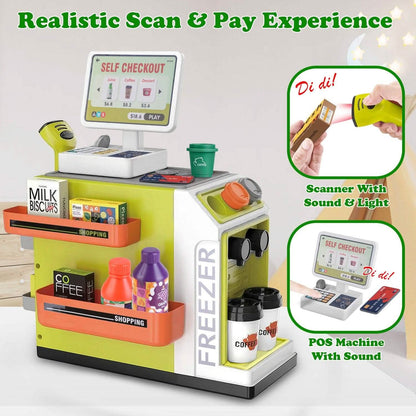 48-Piece: Pretend Cash Register Play Toy Set DailySale