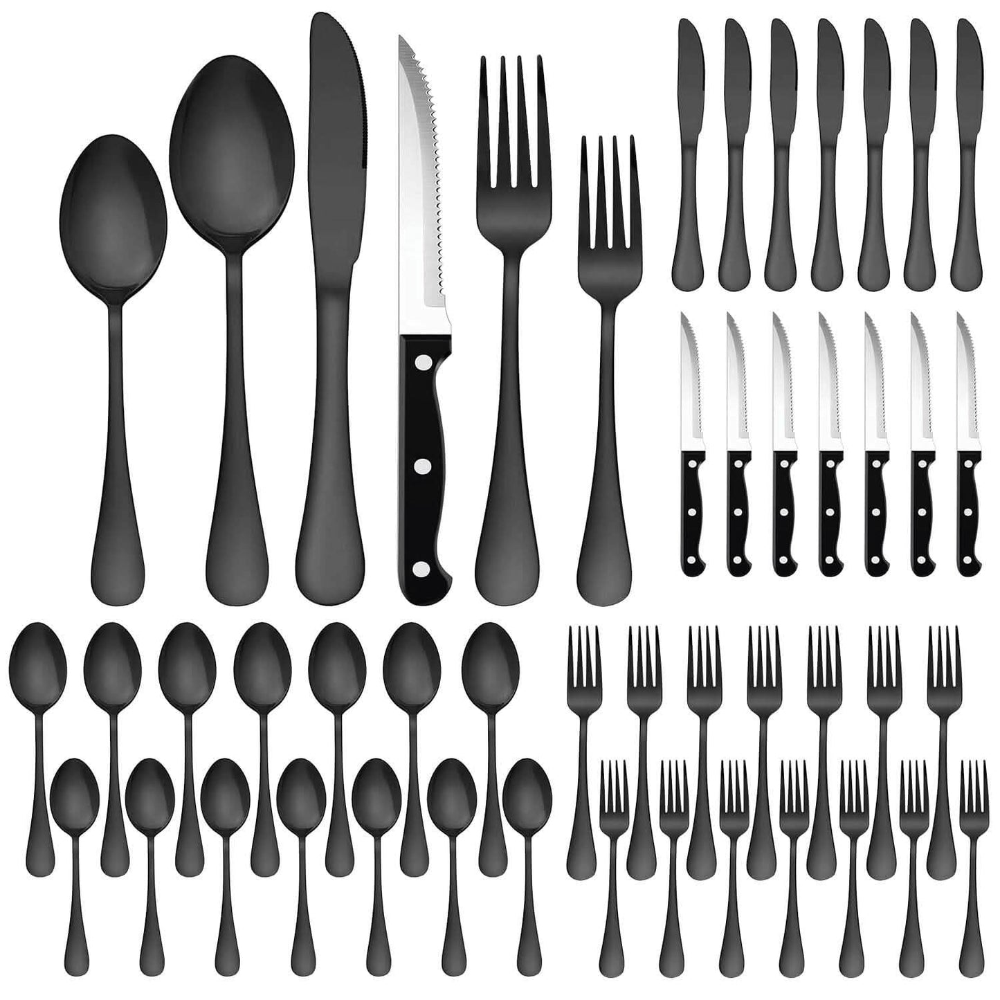 48-Piece: Stainless Steel Silverware Cutlery Set DailySale