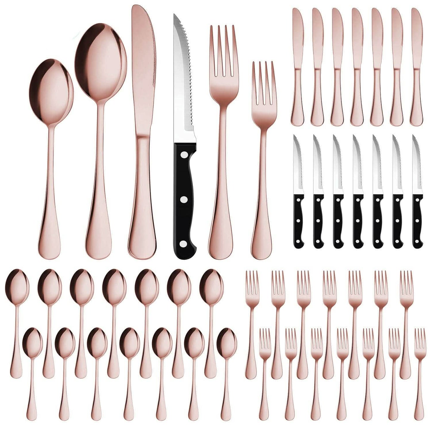 48-Piece: Stainless Steel Silverware Cutlery Set DailySale