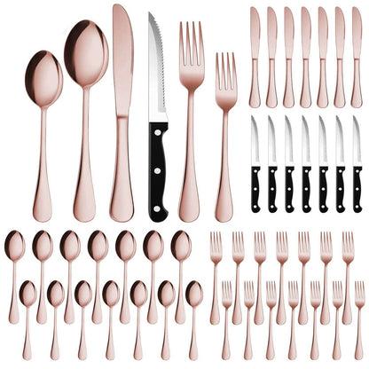 48-Piece: Stainless Steel Silverware Cutlery Set DailySale