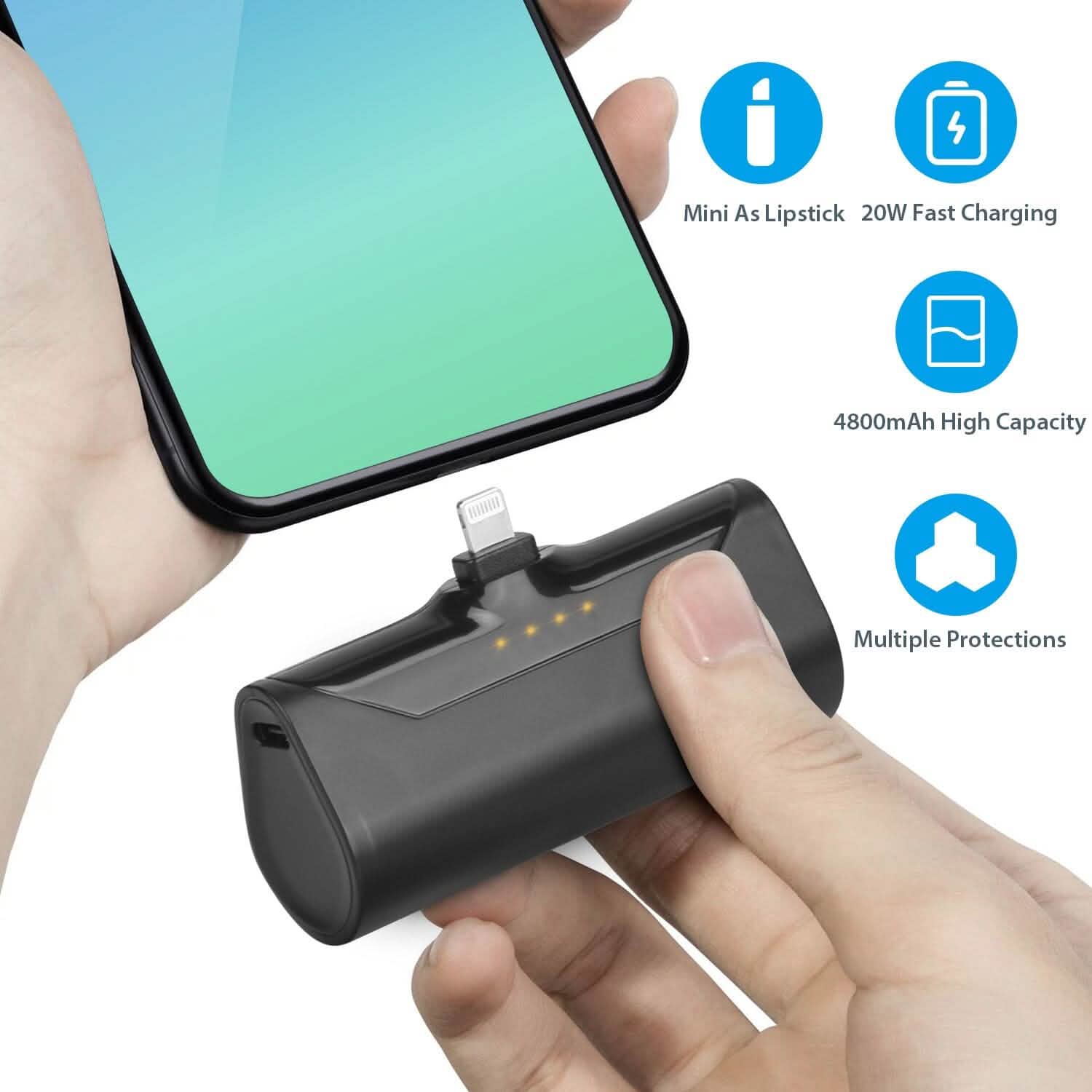 4800 mAh Mini Portable Power Bank DailySale