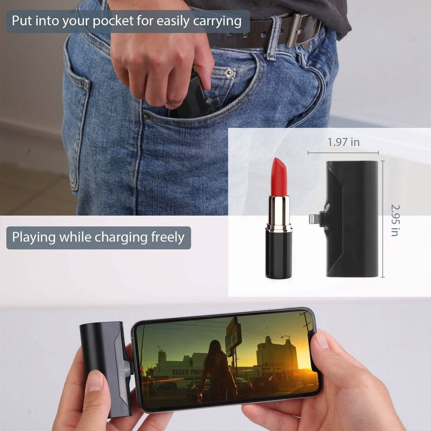 4800 mAh Mini Portable Power Bank DailySale