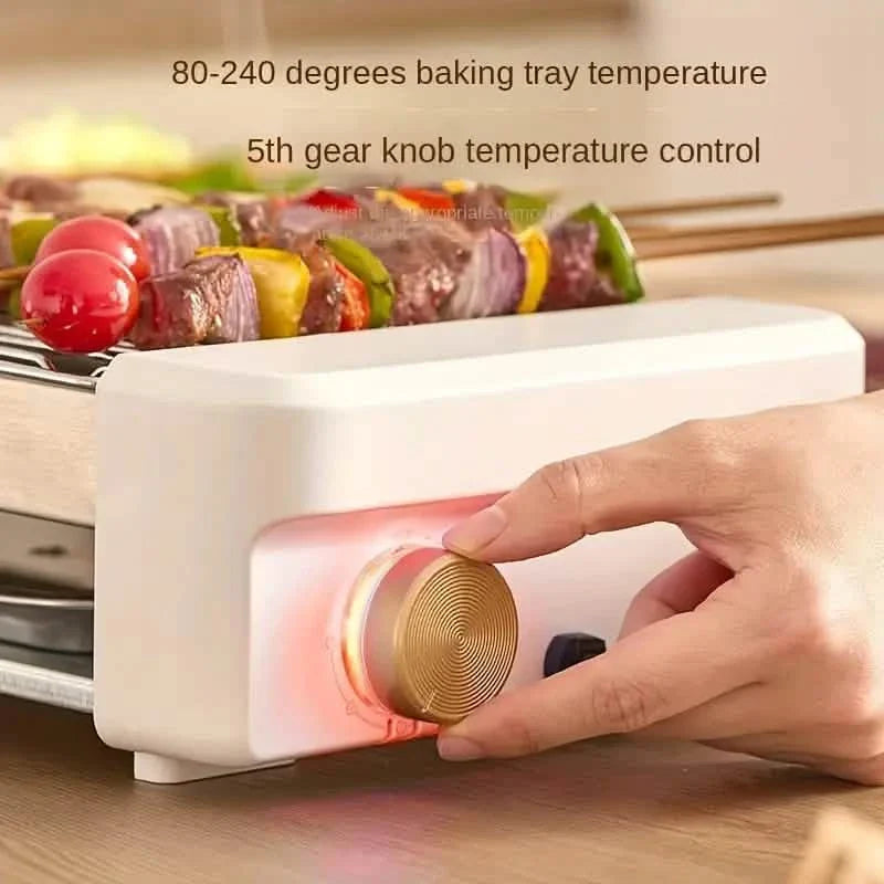 4-in-1 Multifunctional Sausage Grill – Non-Stick, Adjustable Temp, Removable Pan, Kitchen & Dorm Use DailySale