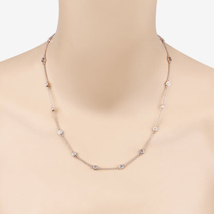 1.62 Carat Genuine Morganite .925 Sterling Silver Necklace Bids.com