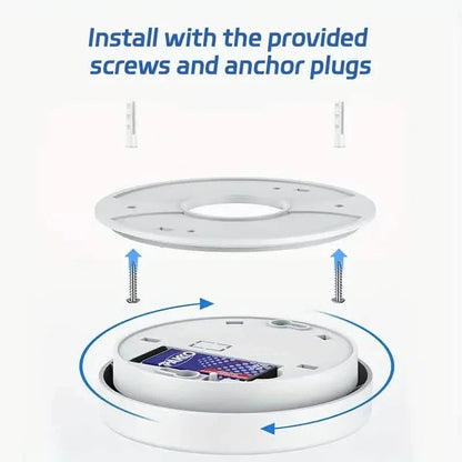 Smoke and Fire Detector Alarm – Portable Photoelectric Fire Alarm with Silence Button DailySale