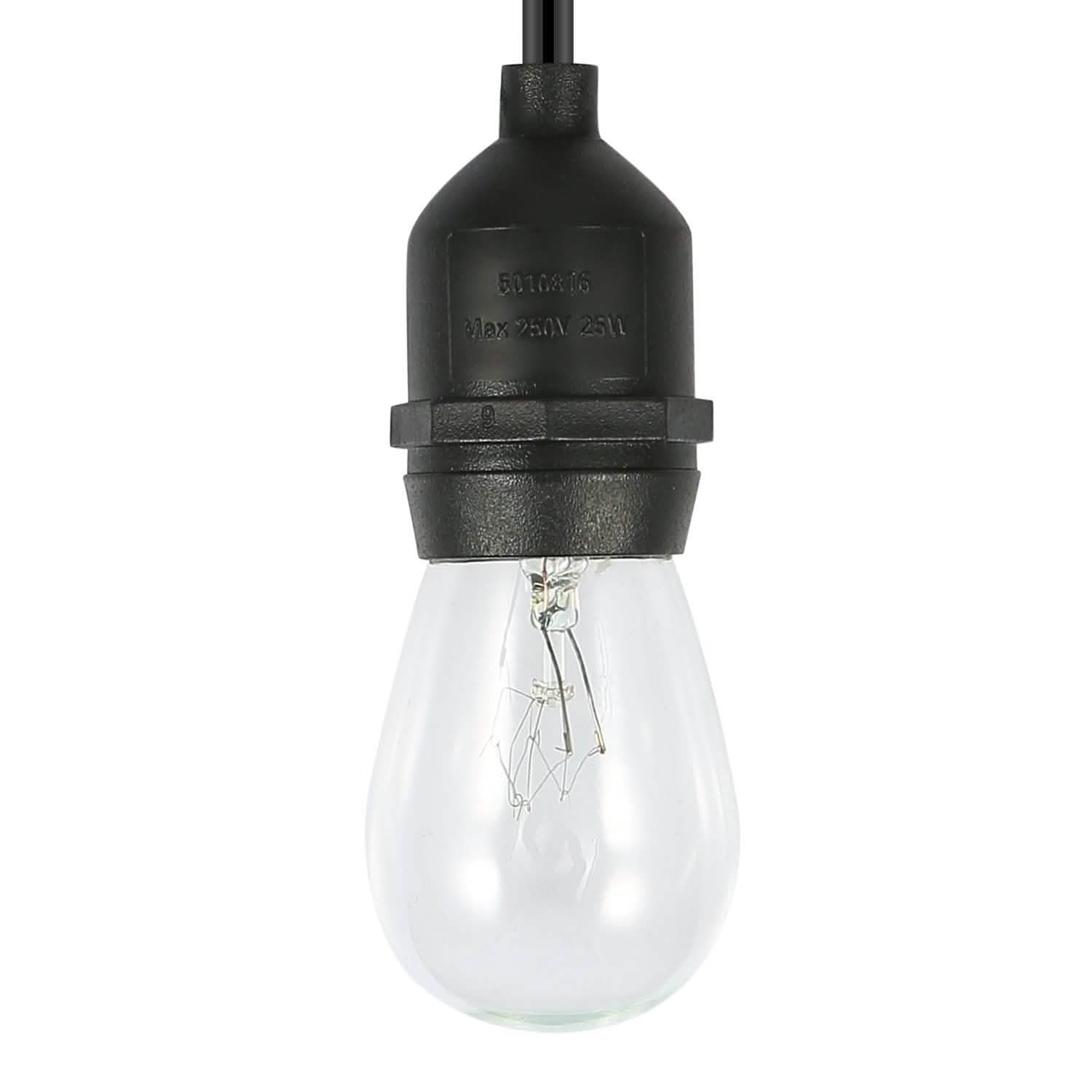 48ft Outdoor String Light Waterproof Patio String Lights Bulbs DailySale