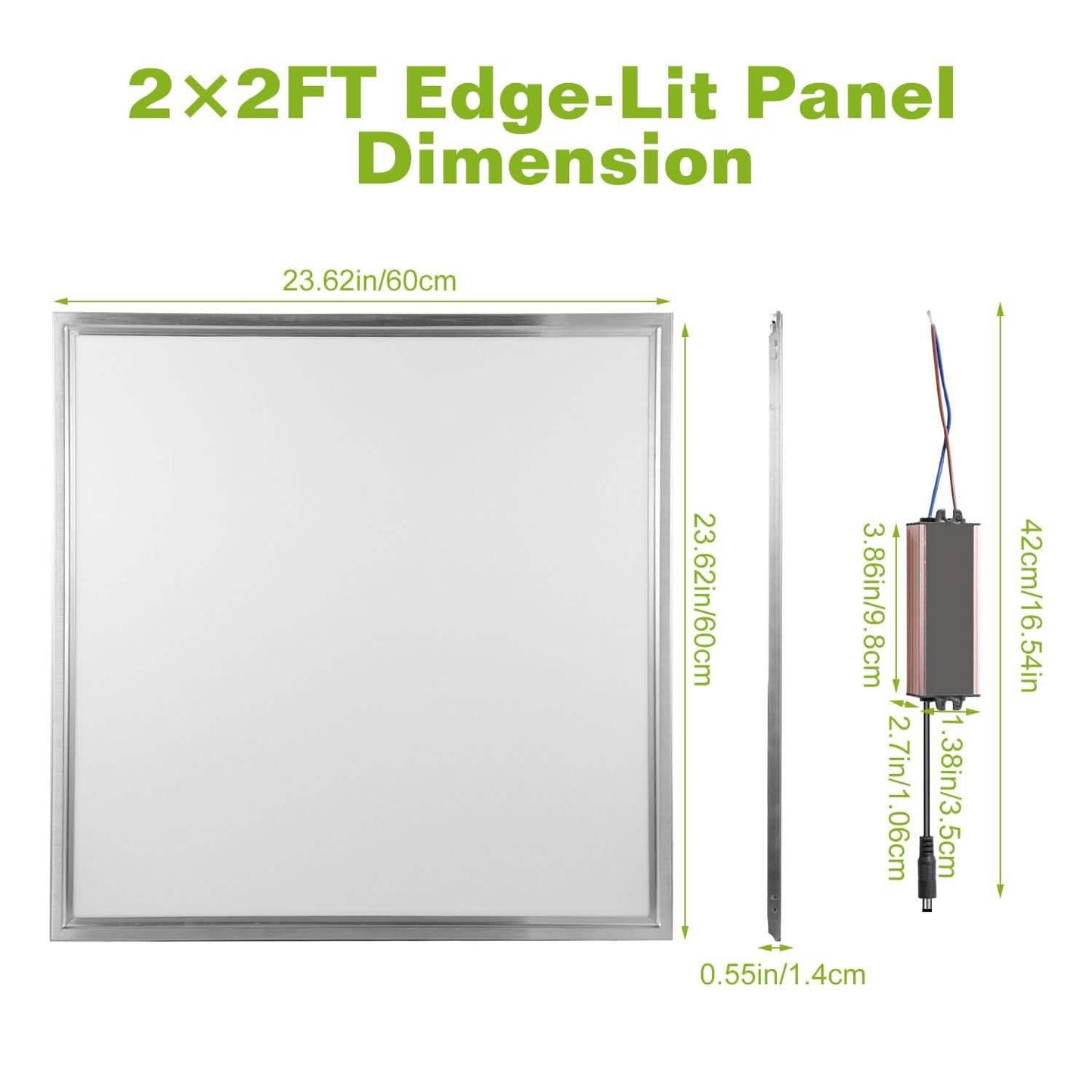 48W 2×2FT LED Panel Light 3200LM DailySale