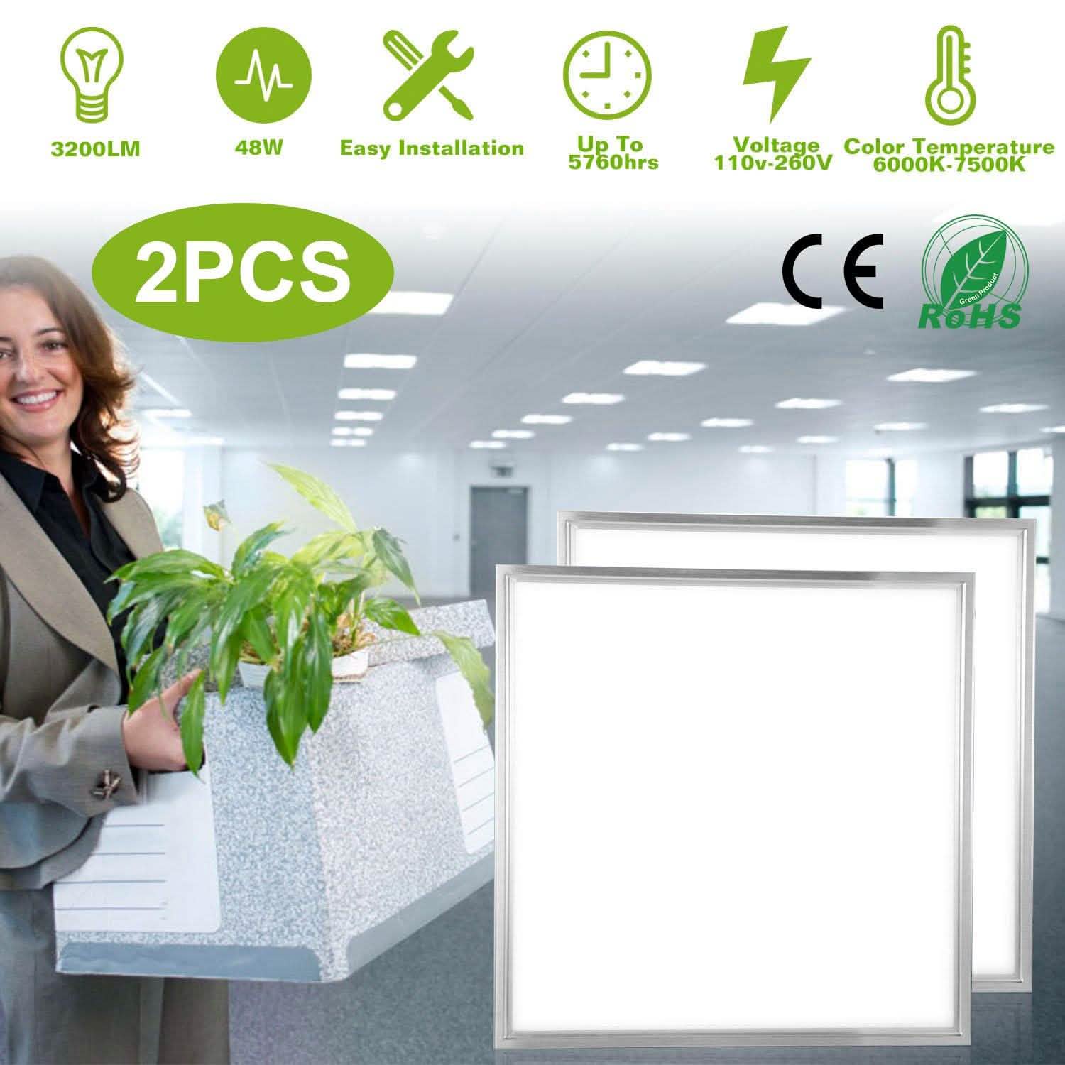 48W 2×2FT LED Panel Light 3200LM DailySale