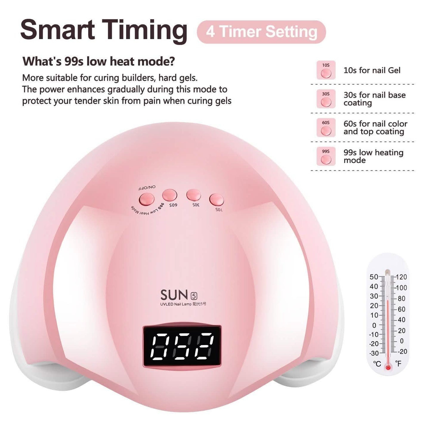 48W UV LED Gel Nail Lamp with 4 Timer DailySale