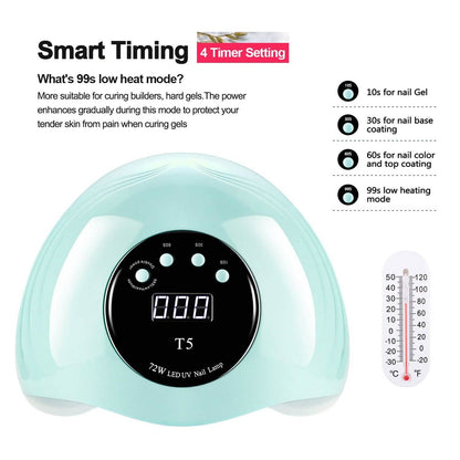48W UV LED Gel Nail Lamp with 4 Timer DailySale