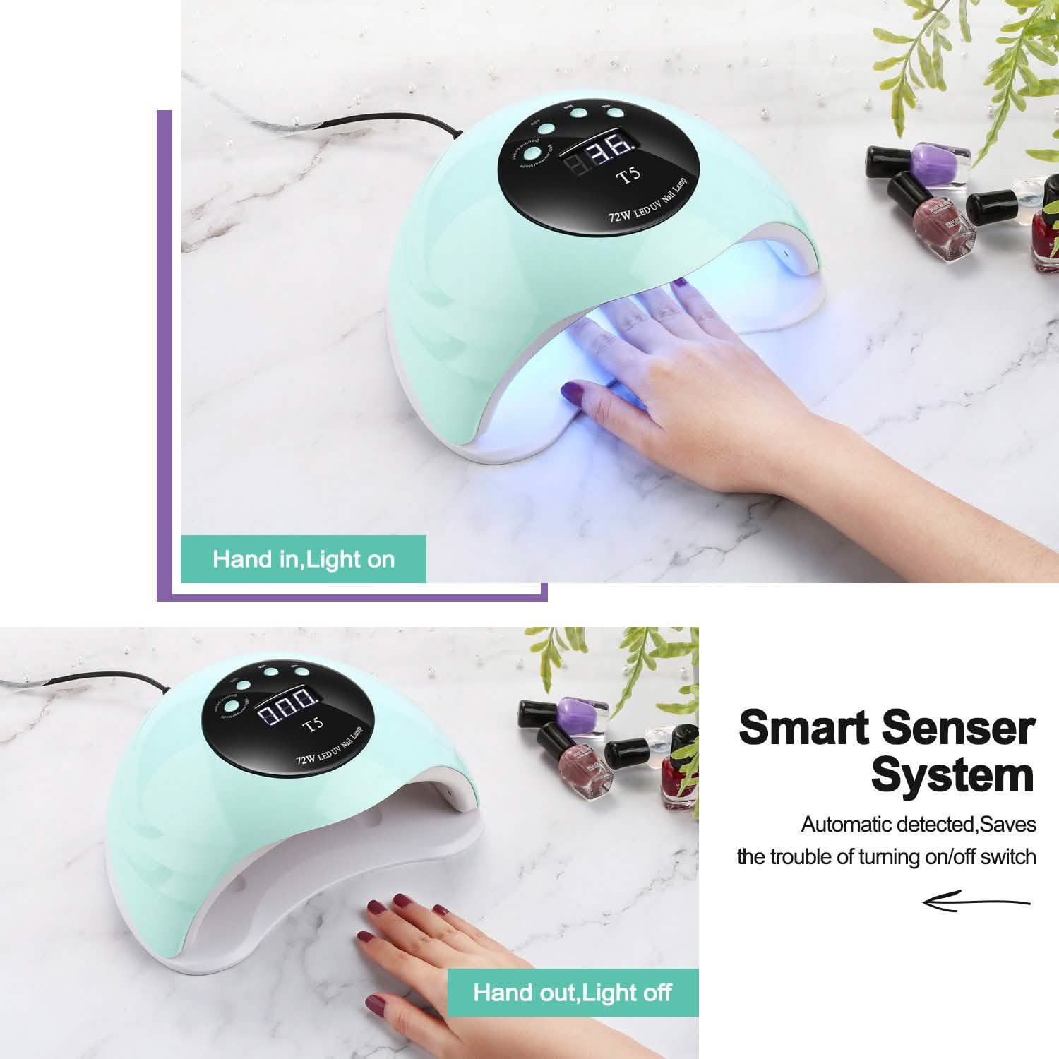 48W UV LED Gel Nail Lamp with 4 Timer DailySale