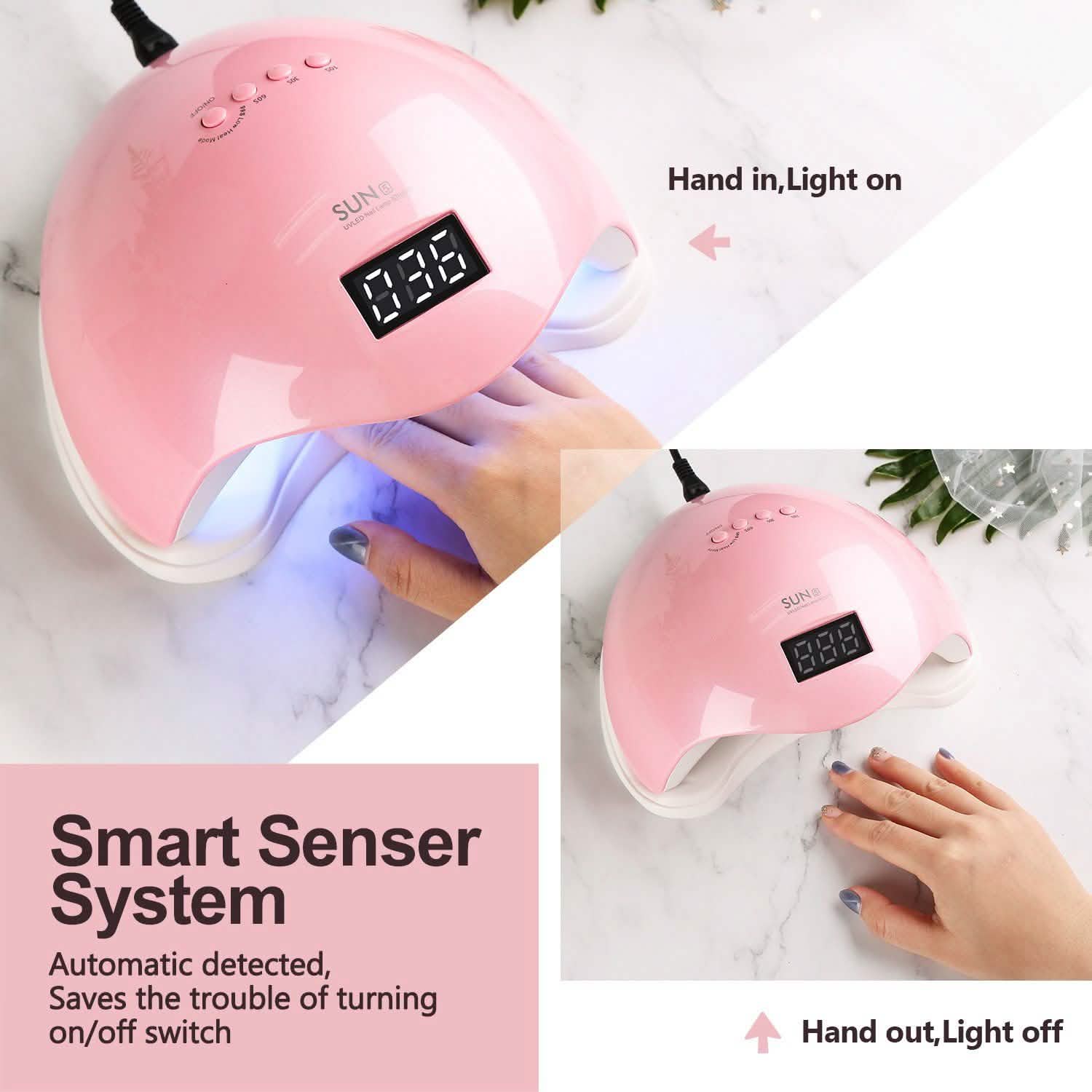 48W UV LED Gel Nail Lamp with 4 Timer DailySale