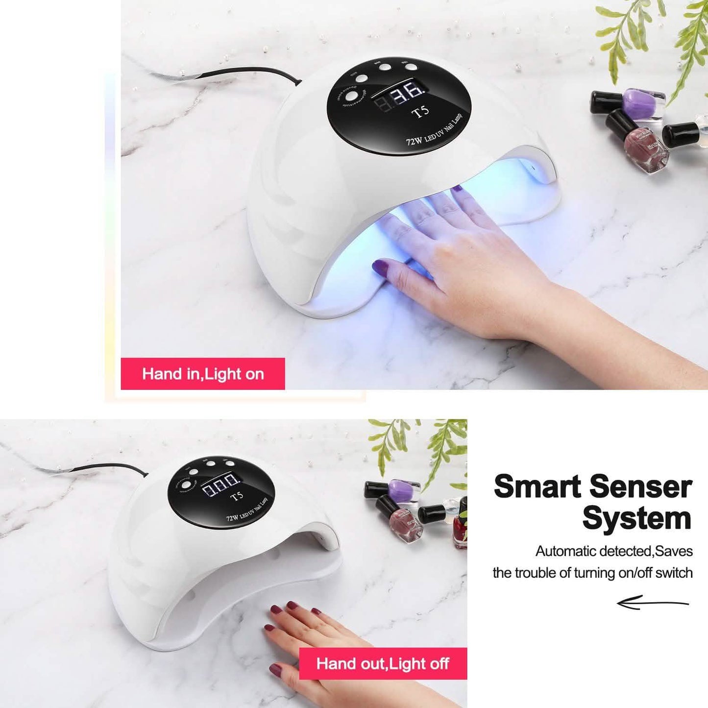 48W UV LED Gel Nail Lamp with 4 Timer DailySale