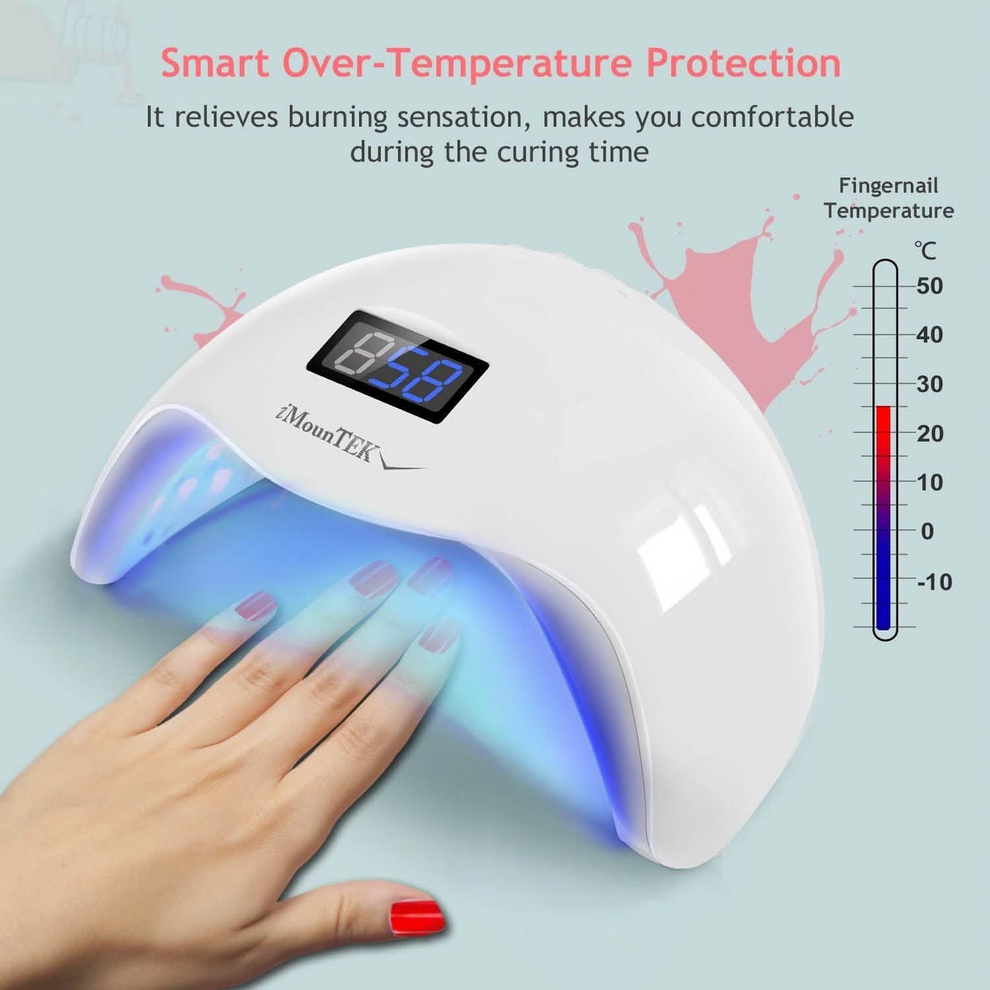 48W UV LED Nail Lamp Gel Polish Nail Dryer DailySale