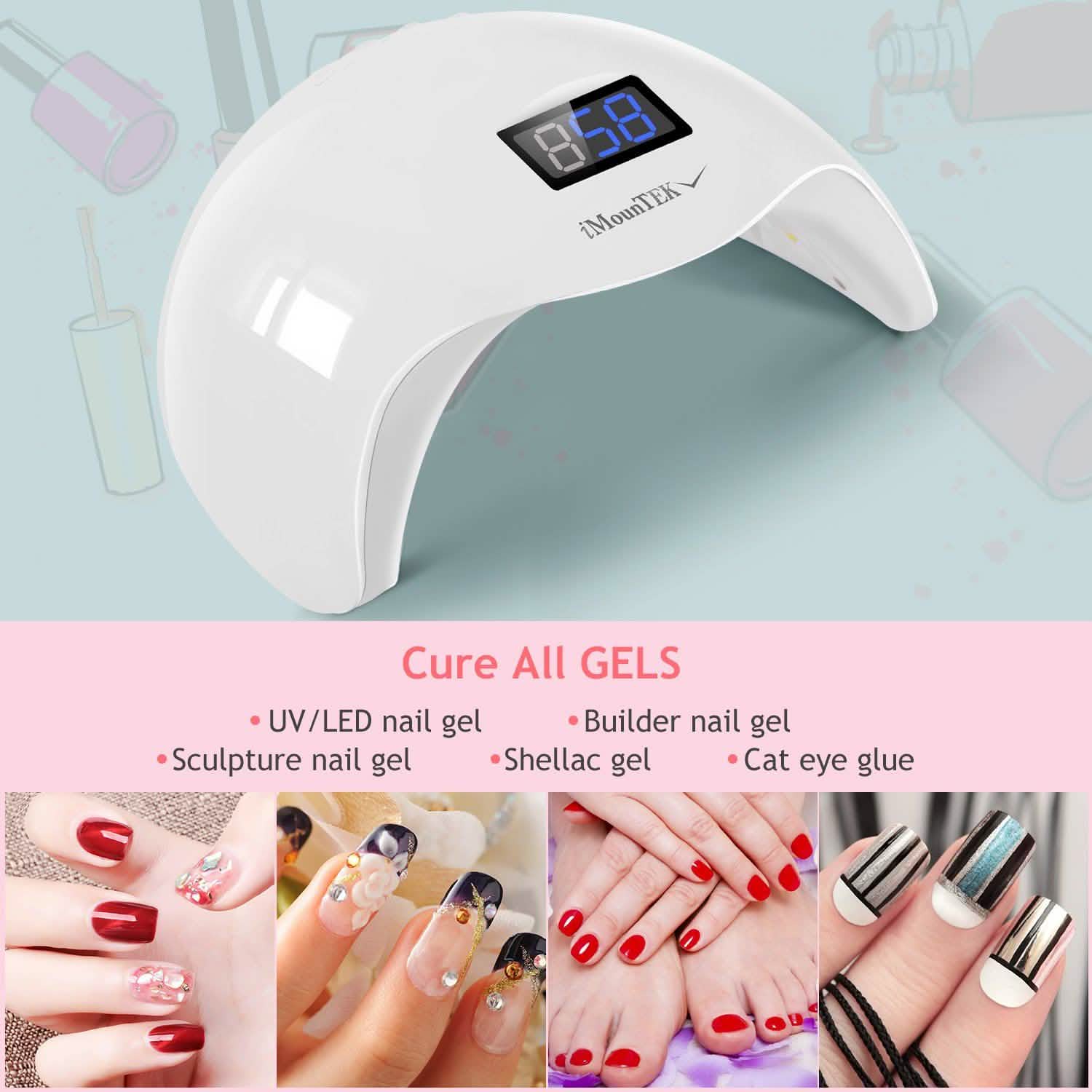48W UV LED Nail Lamp Gel Polish Nail Dryer DailySale