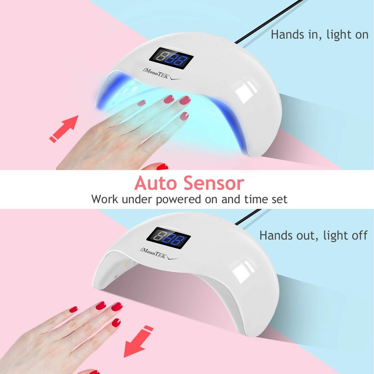 48W UV LED Nail Lamp Gel Polish Nail Dryer DailySale