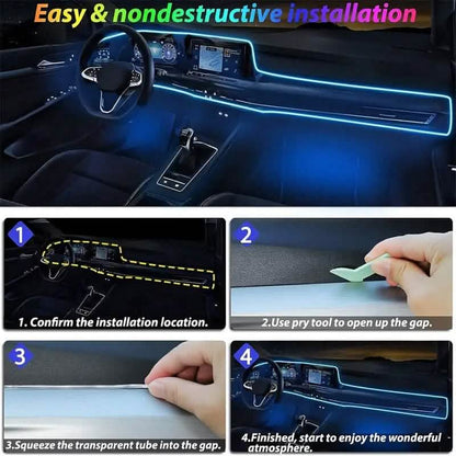 4.98 Meter Car Interior RGB LED Strip Lights DailySale