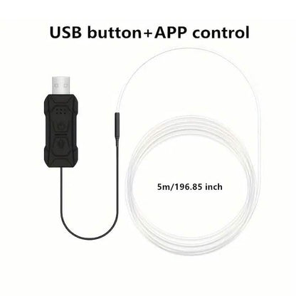 4.98 Meter Car Interior RGB LED Strip Lights DailySale