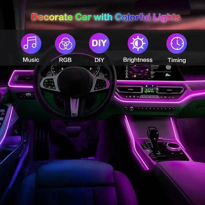 4.98 Meter Car Interior RGB LED Strip Lights DailySale