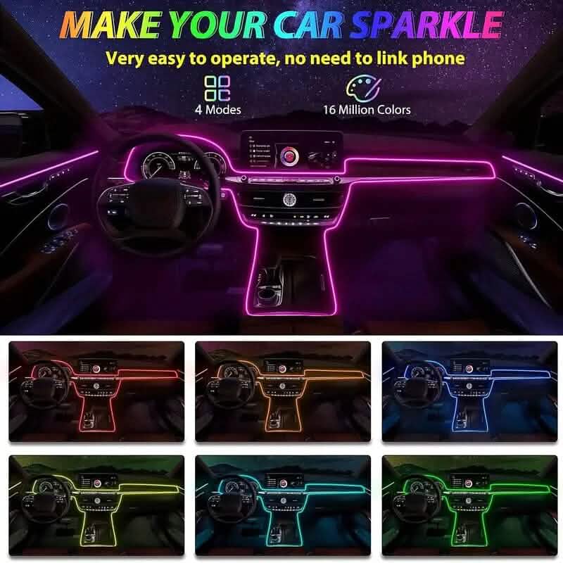 4.98 Meter Car Interior RGB LED Strip Lights DailySale