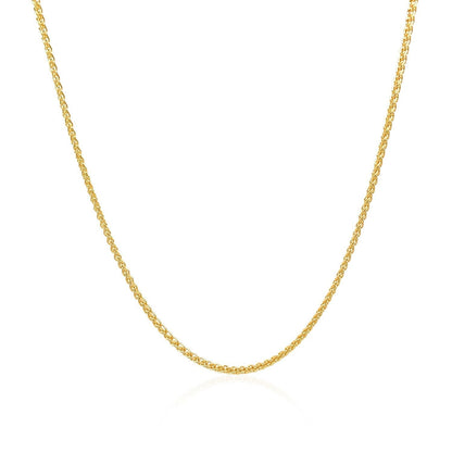 14k Yellow Gold Round Chain 1.2mm Bids.com