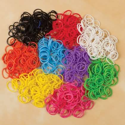 2504-Piece Set: Colorful Silicone Loom Bandz with Tools DailySale