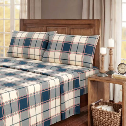 4-Piece: Kathy Ireland 100% Turkish Cotton Flannel Sheet Set DailySale