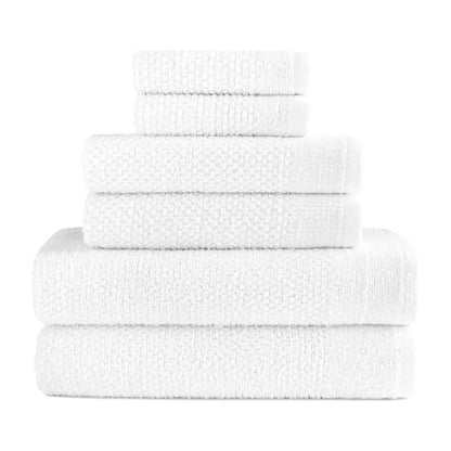 6-Piece: Dan River Popcorn Cotton Bath Towel Set DailySale
