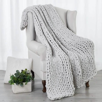 50" X 60" Kathy Ireland Chunky Chenille Plush Throw DailySale