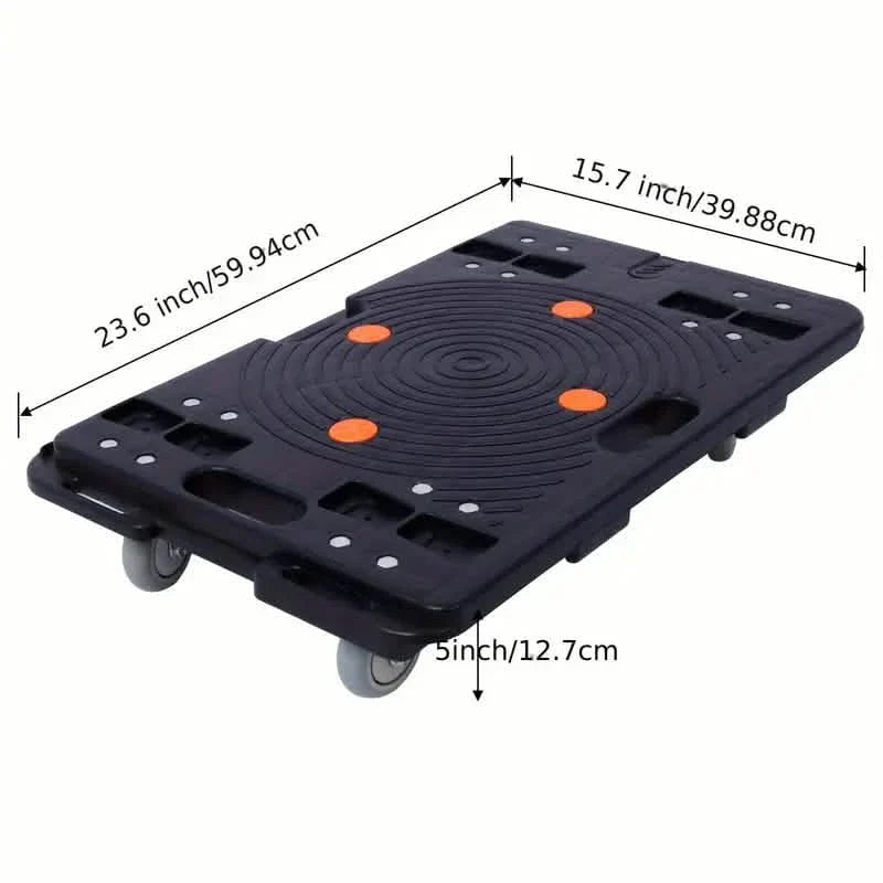 2-Pieces: Moving Dolly, Heavy Duty Furniture Rolling Mover DailySale