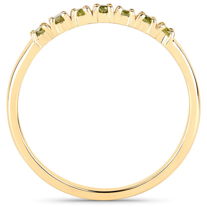 0.22 Carat Genuine Dark Yellow Diamond 14K Yellow Gold Ring (I1-I2) Bids.com