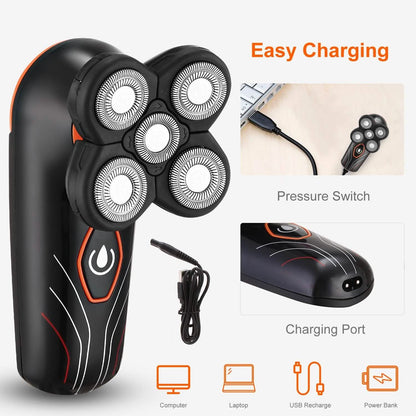 4D Electric Shavers Razor IPX7 Rechargeable Beard Trimmer DailySale