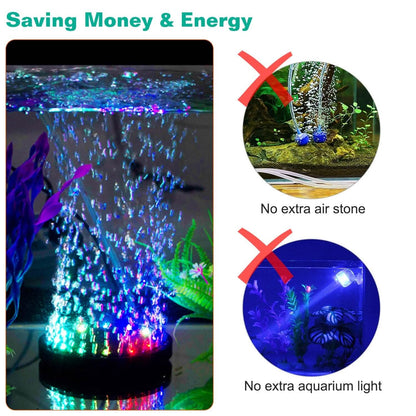 4in Multi-Colored LED Aquarium Air Bubble Lamp DailySale