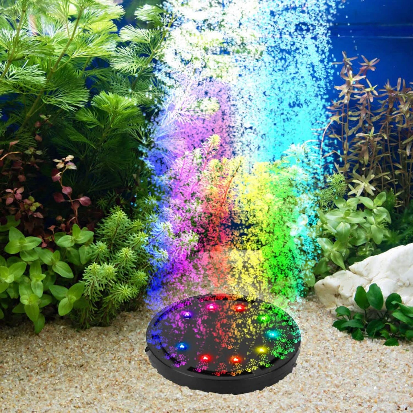4in Multi-Colored LED Aquarium Air Bubble Lamp DailySale