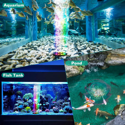 4in Multi-Colored LED Aquarium Air Bubble Lamp DailySale