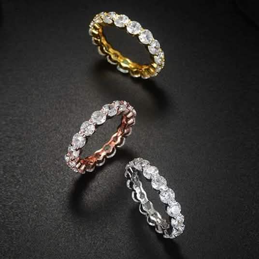 4MM Round Luxury Eternity Band DailySale