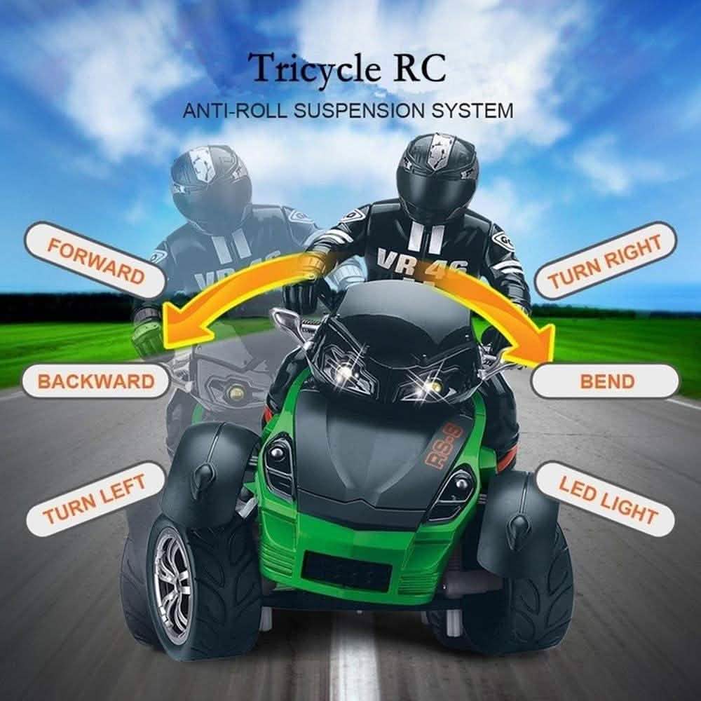 4WD Off-Road 3-Wheel Drifting Stunt RC Motorcycle DailySale