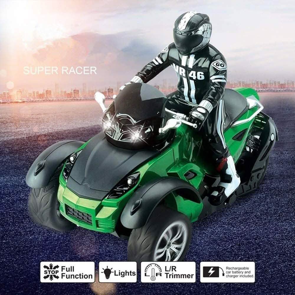 4WD Off-Road 3-Wheel Drifting Stunt RC Motorcycle DailySale