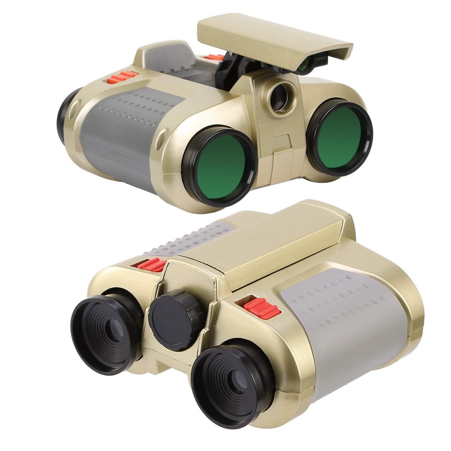 4x30 Kid Toy Night Vision Binoculars with Pop-Up LED Light DailySale