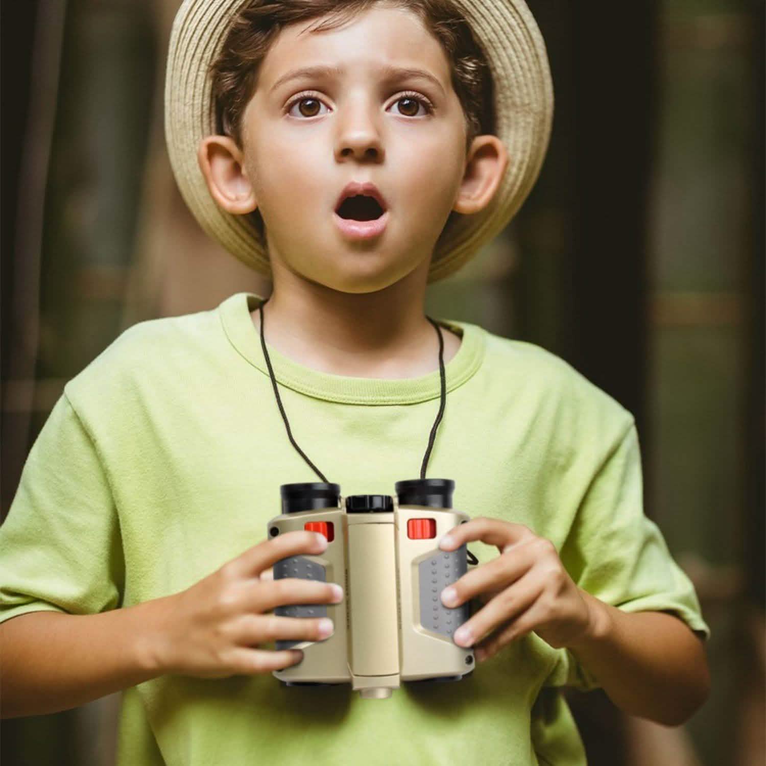 4x30 Kid Toy Night Vision Binoculars with Pop-Up LED Light DailySale