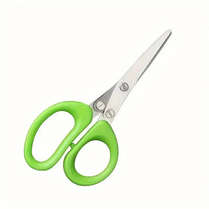 5-Blade Stainless Steel Herb Scissors Set - Versatile Kitchen Shears DailySale