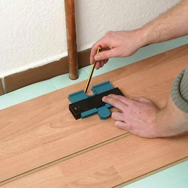 5" Contour Profile Gauge Tiling Laminate Tiles Edge Shaping Wood Measure Ruler DailySale